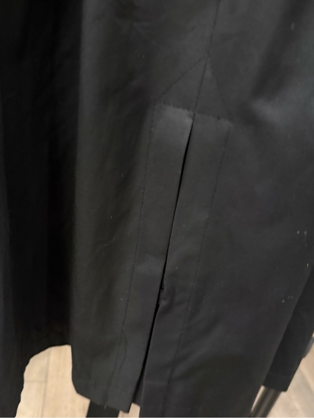 Ralph Lauren Black Double-Breasted Trench with Belt NWOT XXL - Picture 9 of 13